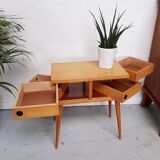 Vintage compass feet sewing worker