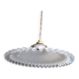 Opaline white pendant light