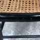 Children's chair Napoleon III period in blackened and canned wood
