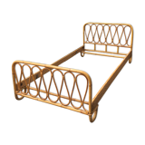 Rattan bed 50s