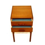 Teak bedside table Sweden 1960