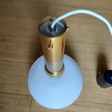 Suspension design opaline blanche