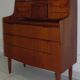 Lady secretary in teak