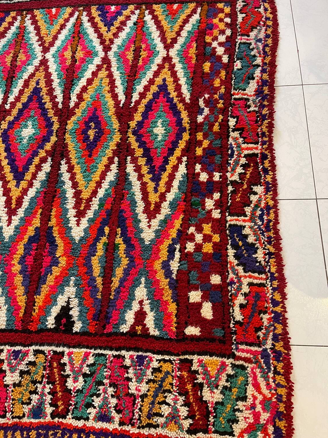 Vintage Berber rug