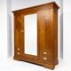 Large Art Nouveau cabinet in marquetry oak 1918-1930