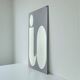 IO typographic mirror by Giuseppe Raimondi, 1970s