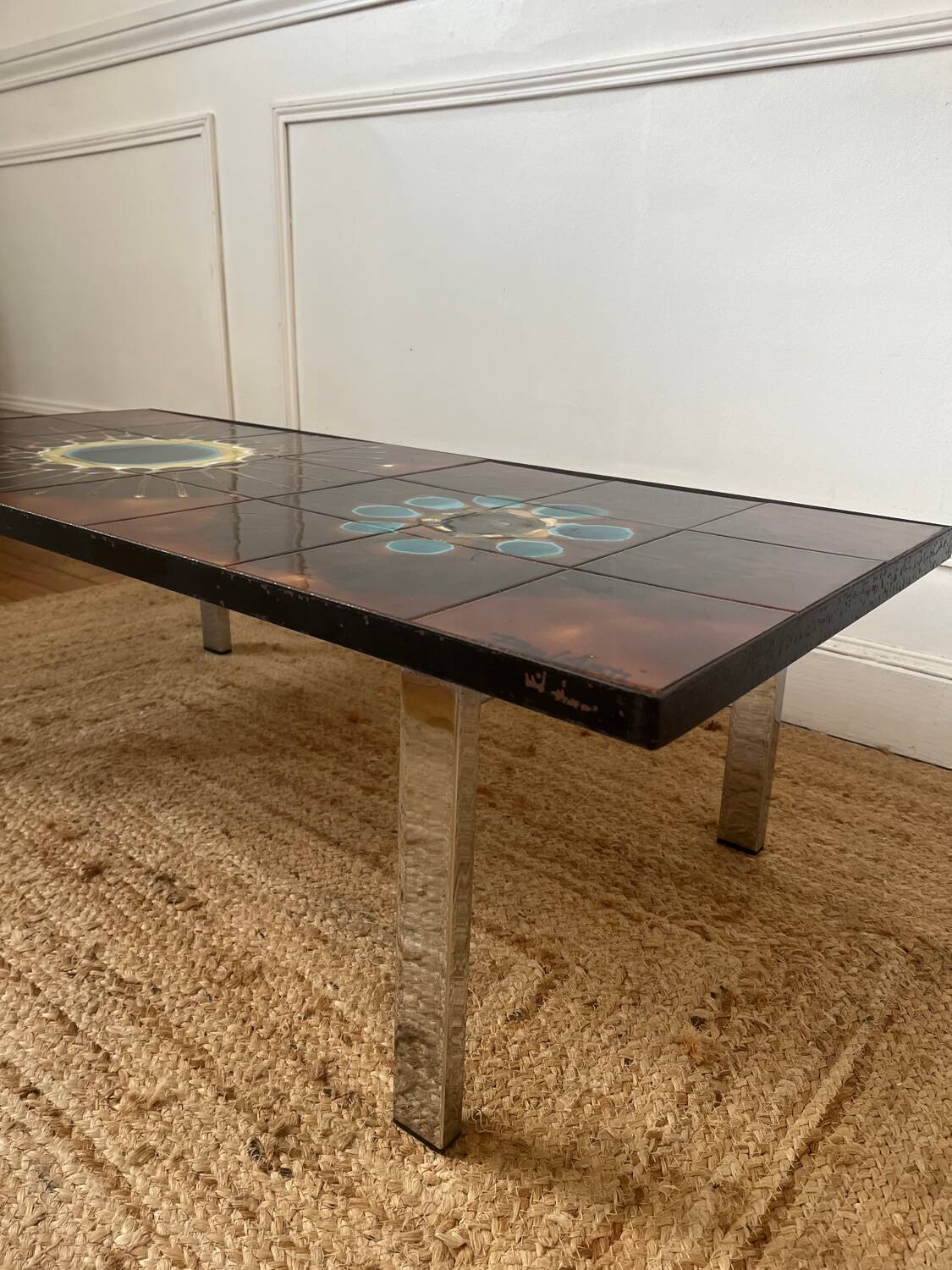Ceramic coffee table signed BELARTI, 1960s