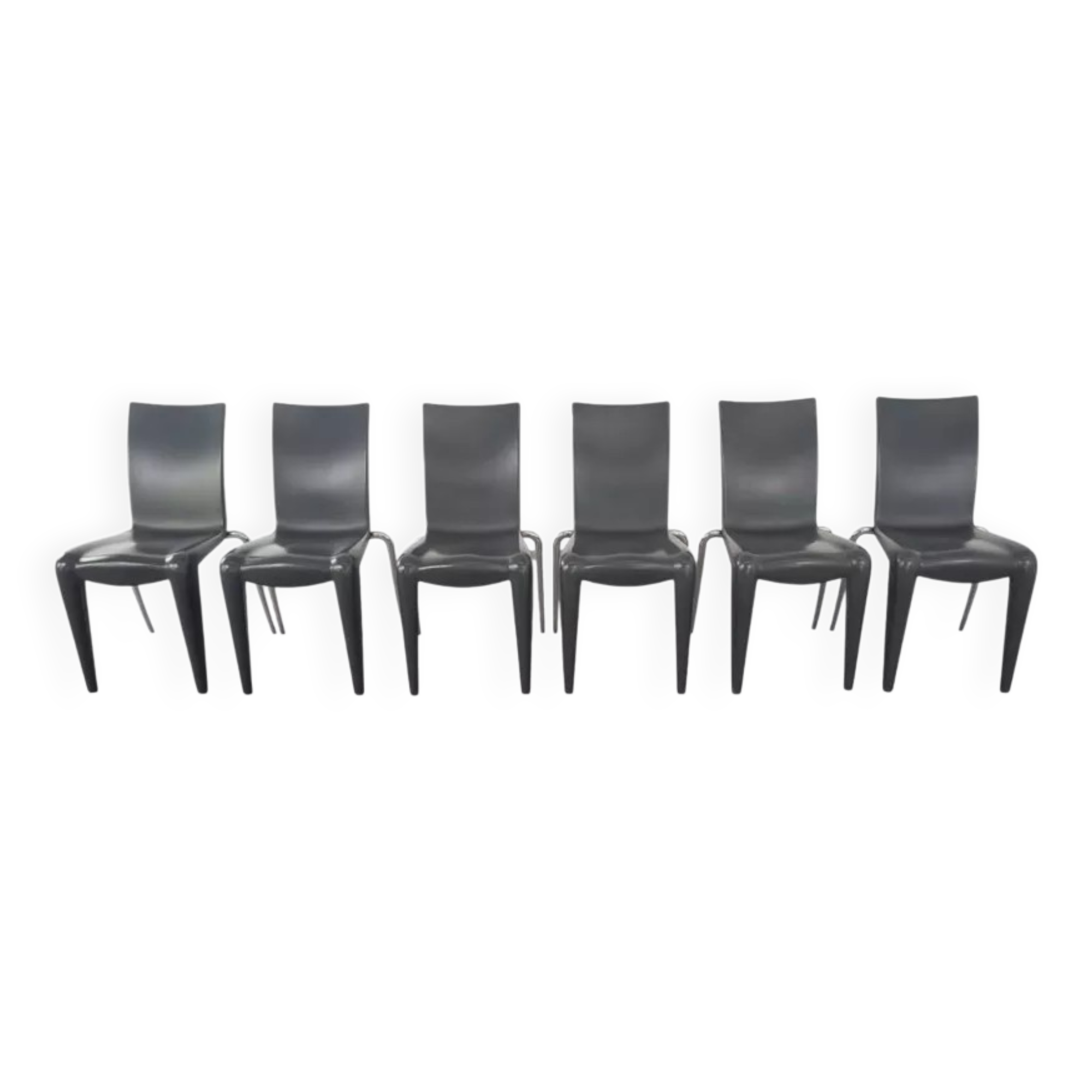 Set of 6 Louis 20 chairs, 90s design by Philippe Starck for Vitra