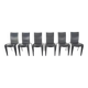 Suite de 6 chaises Louis 20 design années 90 par Philippe Starck pour Vitra