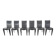 Suite de 6 chaises Louis 20 design années 90 par Philippe Starck pour Vitra
