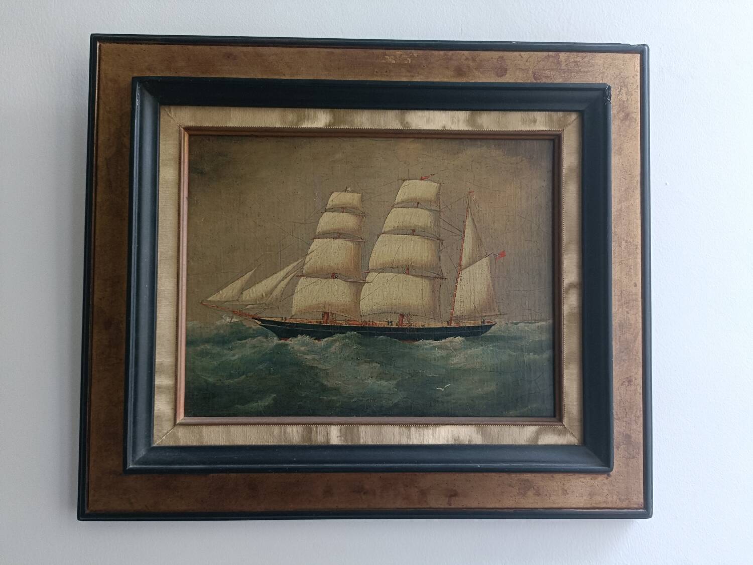 Marine, oil on canvas