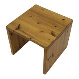 Vintage side table in Pine wood 1970s small table