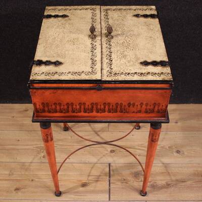 Table de jeu néoclassique élégante du 20e siècle