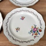 Set of 6 Flat Plates the Almond