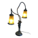 Lampe en bronze et verrerie Muller Frères Lunéville