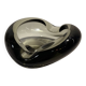 Grey/amber ashtray from the "Akva" series by Per Lütken for Holmegaard