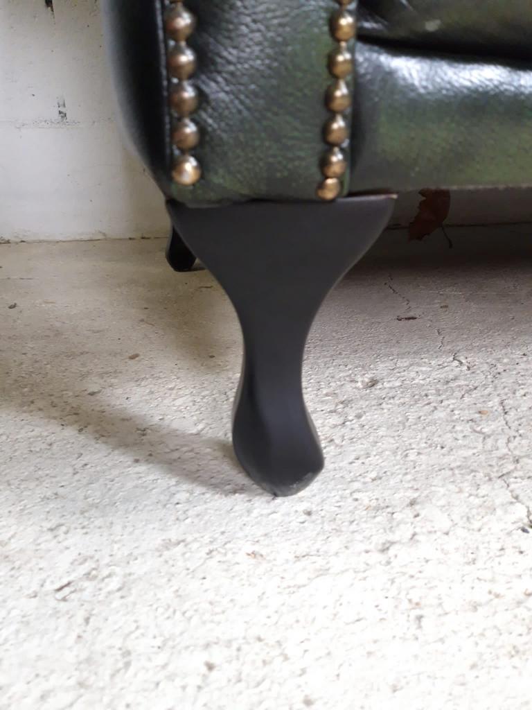 vintage chippendale chesterfield / two-seater / seat