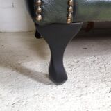vintage chippendale chesterfield / two-seater / seat