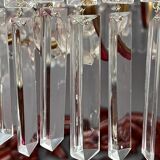 Empire style chandelier. Solid crystal, bronze.