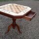 Table à jeu marqueterie