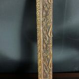 Old frame wood and stucco patinated and gilded