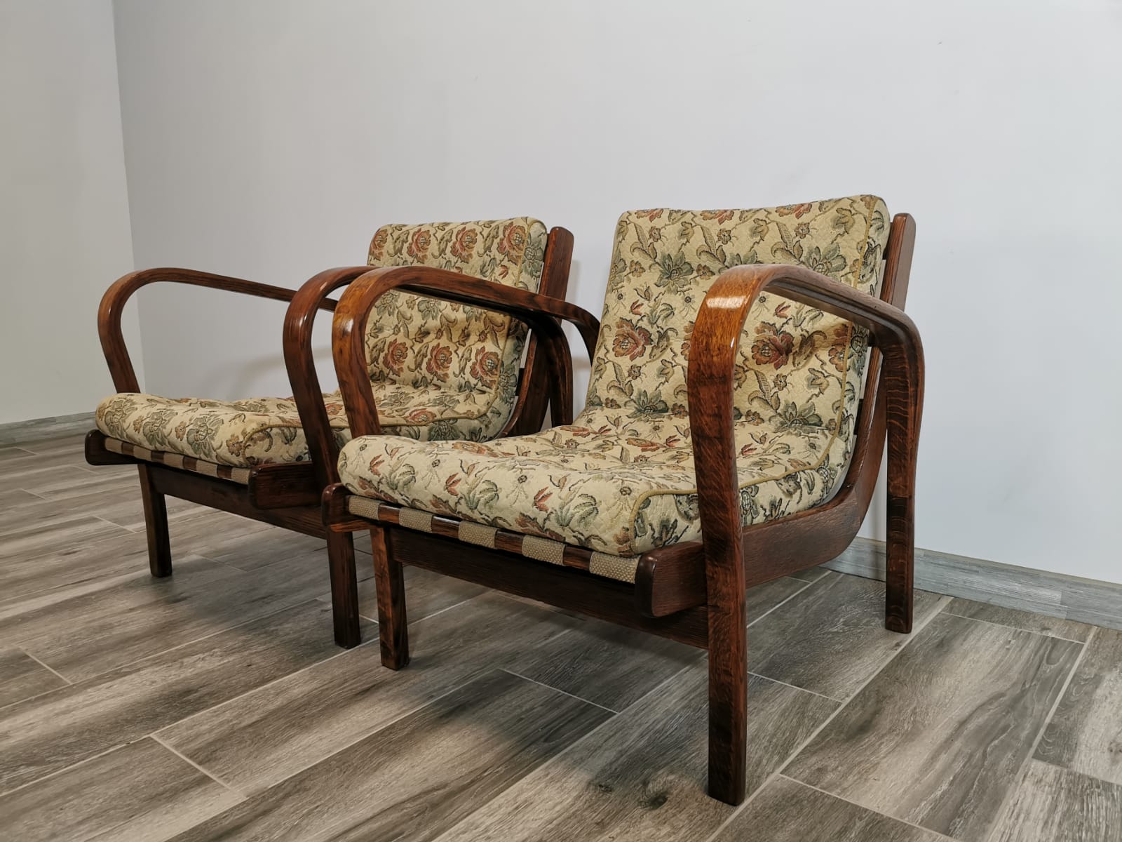 Armchairs by K. Kozelka & A. Kropacek, Set of 2, 1950