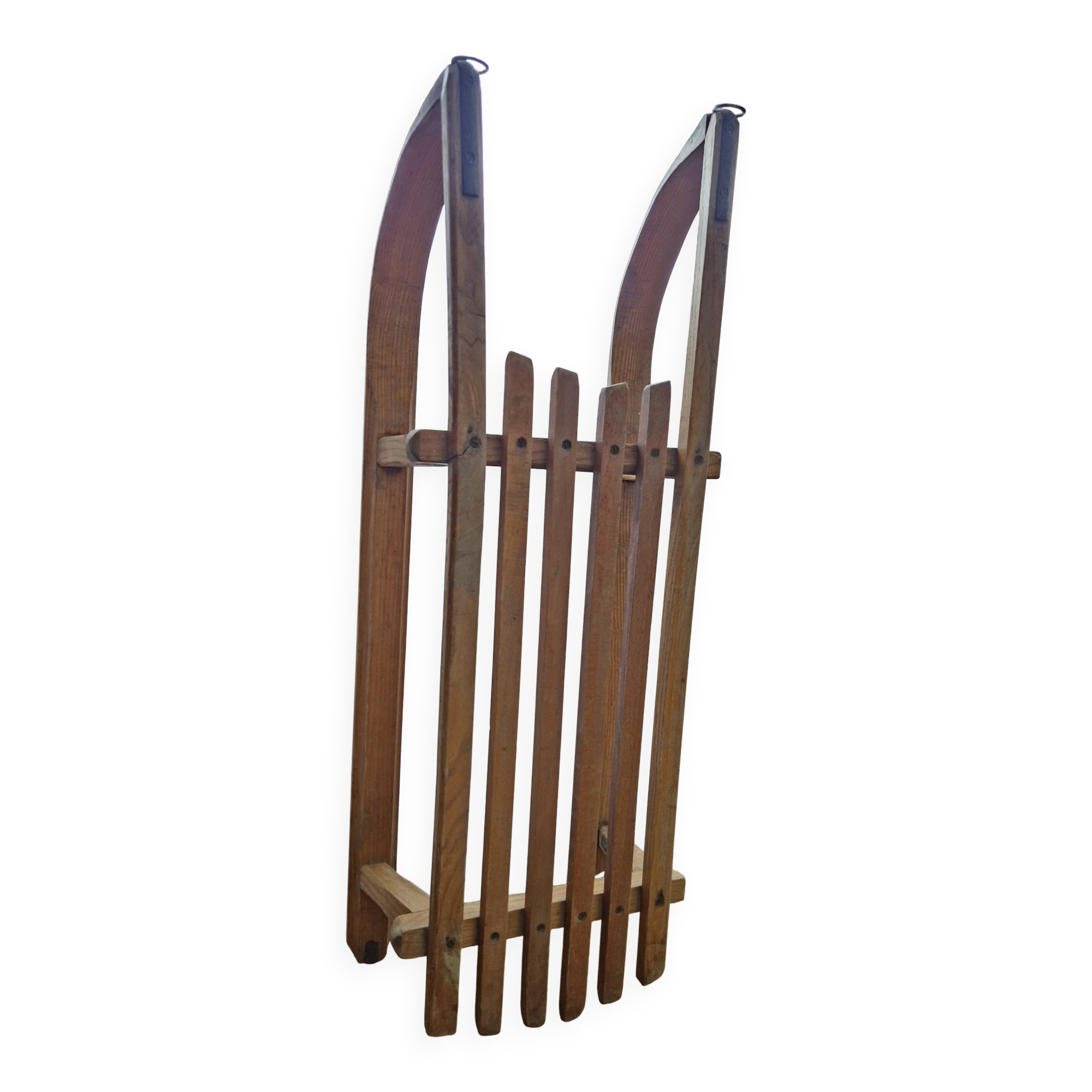 Luge en bois ancienne