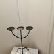 Candle holder wrought iron candle