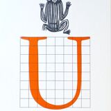 Joan BROSSA, Poema visual 17, 1989. Original lithograph signed