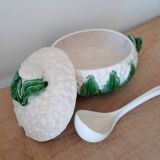 Cauliflower slip tureen