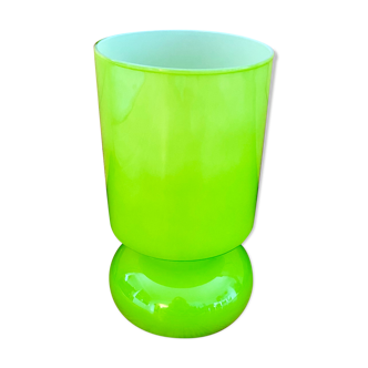 Lampe Lykta en verre soufflé vert anis