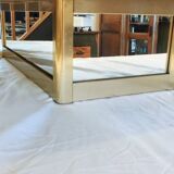 Glass and mirror coffee table, 1970