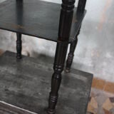 Set Napoleon III wood turned black
