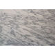 Roche Bobois oval table in marble and aluminum 1970