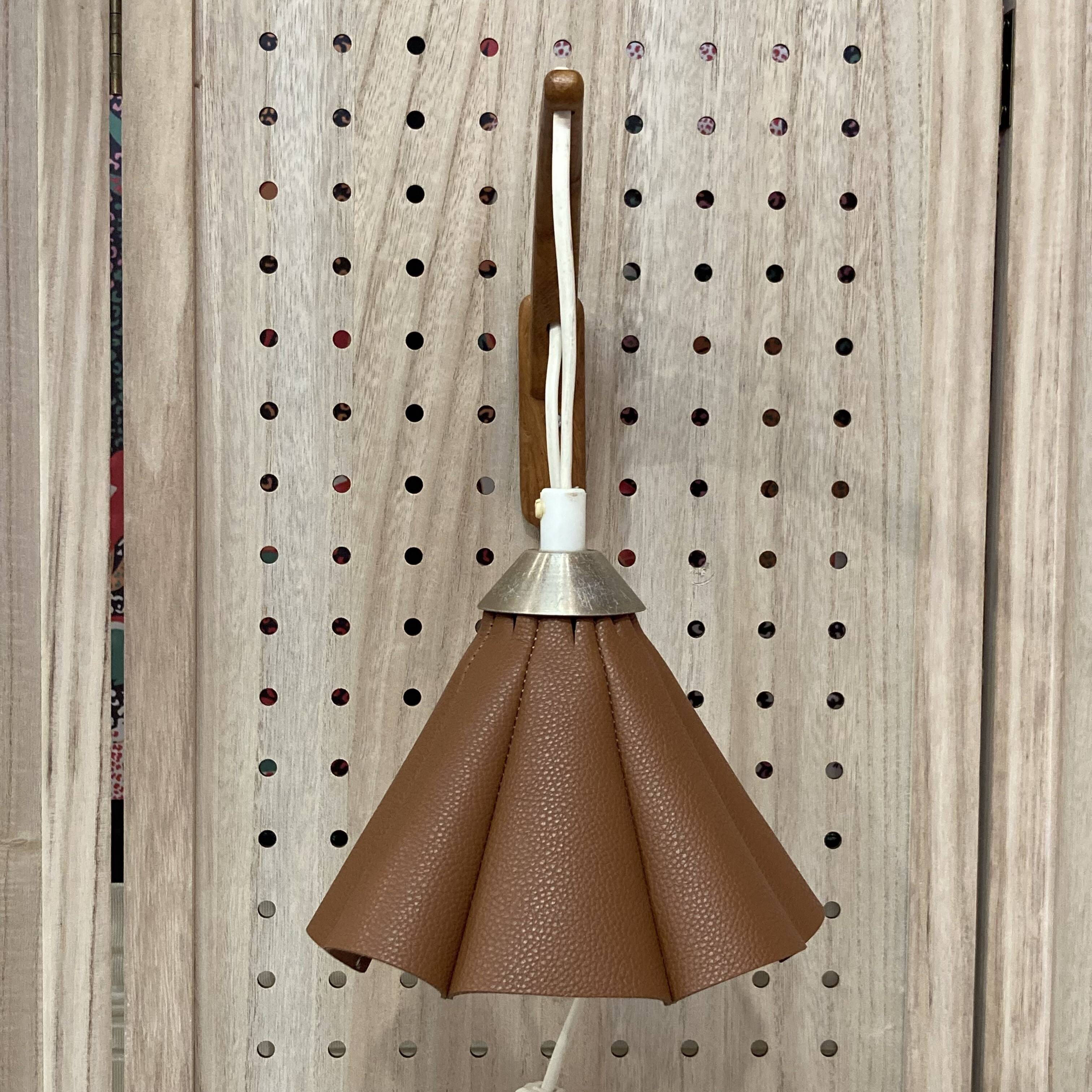 Scandinavian wall lamp design 1950.