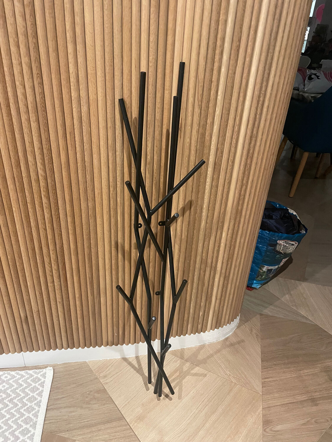 Wall-mounted coat rack