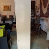 antique metal cabinet two doors