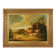 Belgian Artist, Farm Scene, 20th Century, Large Oil on Canvas, Framed