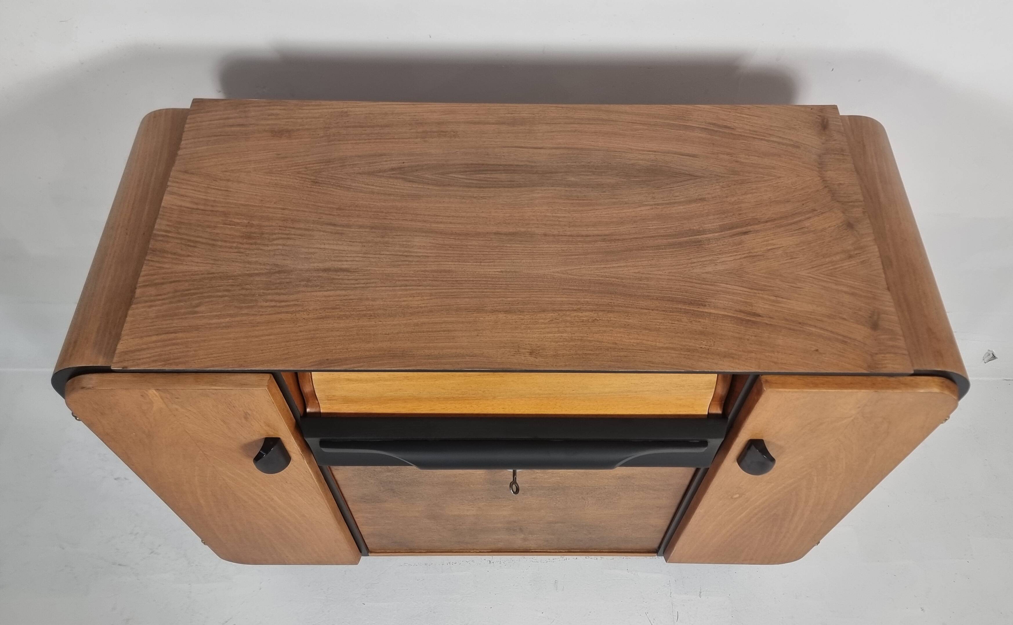 Art deco cabinet by Jindřich Halabala 1960s