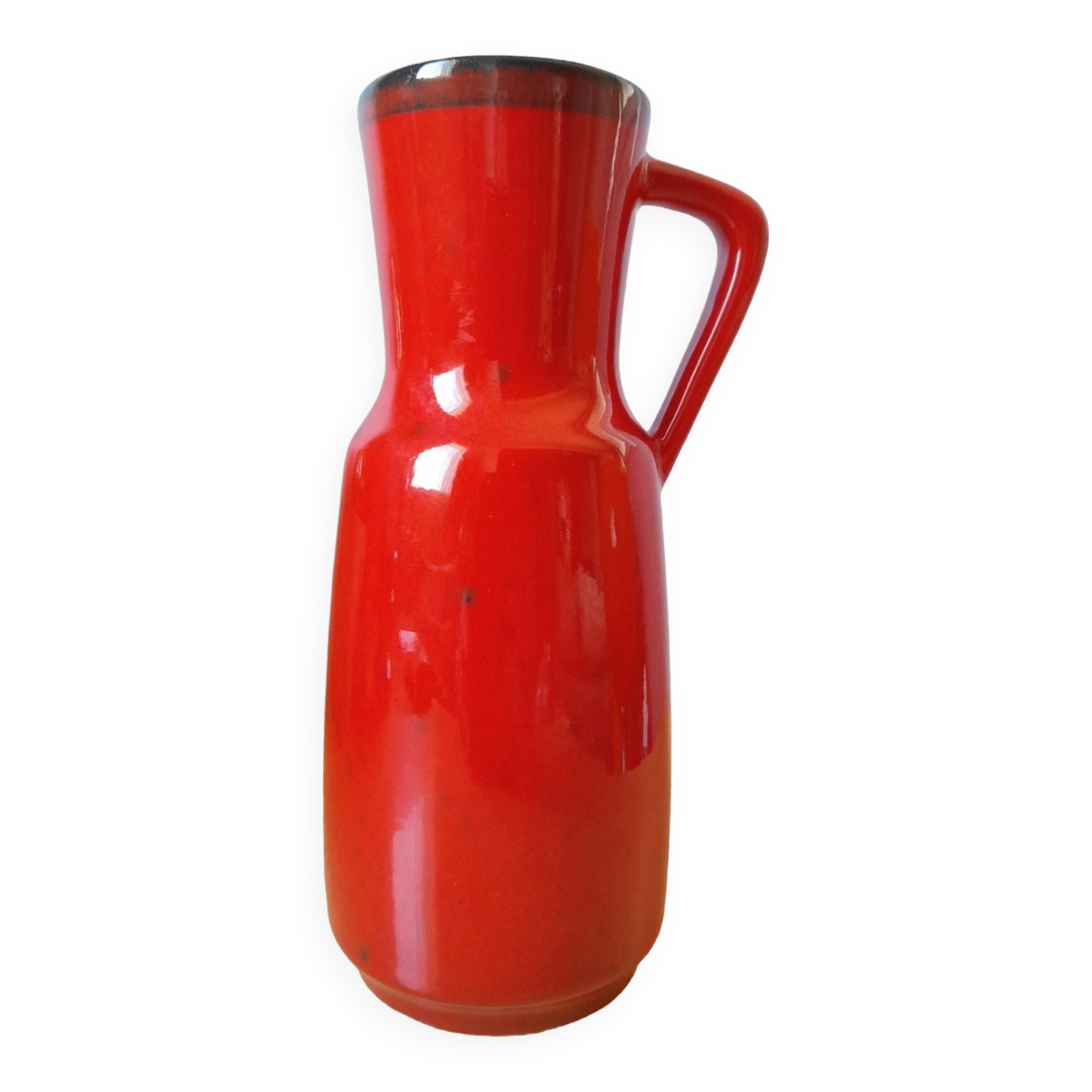 Vase céramique lava 70s