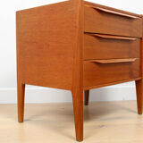 A vintage Danish mid-century bedside table attributed to Kai Kristiansen