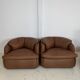 Confidential Lounge Chairs and Sofa by Alberto Rosselli, Set of 3