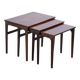 Mid-Century Danish Rosewood Nesting Tables from Brdr. Furbo, 1960s
