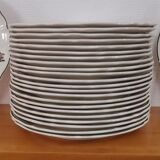 Set of 6 old flat ceramic plates VILLEROY and BOCH "Alt Strassburg"