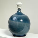 Ceramic lamp signed Crançot