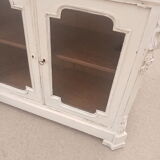 Old buffet 2 doors windows patina Shabby chic