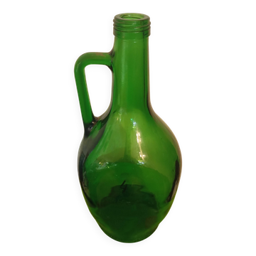 GREEN GLASS CRUCIBLE TYPE DAME JEANNE