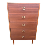 Vintage chest of drawers bobbin feet