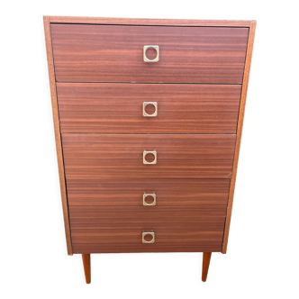 Vintage chest of drawers bobbin feet