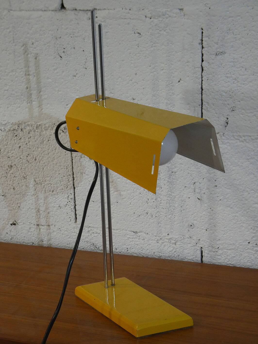 Desk lamp by Czech designer Josef Hurka produced by Lidokov in the 1970s
